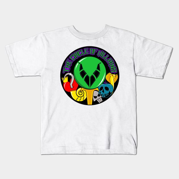 The Circle of Villains Kids T-Shirt by CircleOfVillains